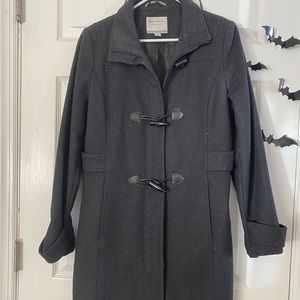 Women’s nautica wool coat charcoal grey